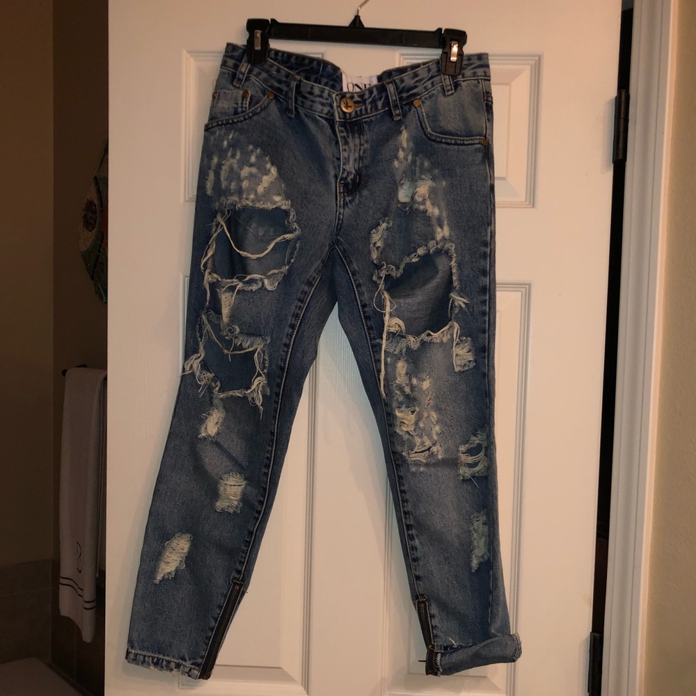 One Teaspoon Trashed Free Bird - Brave - size 28